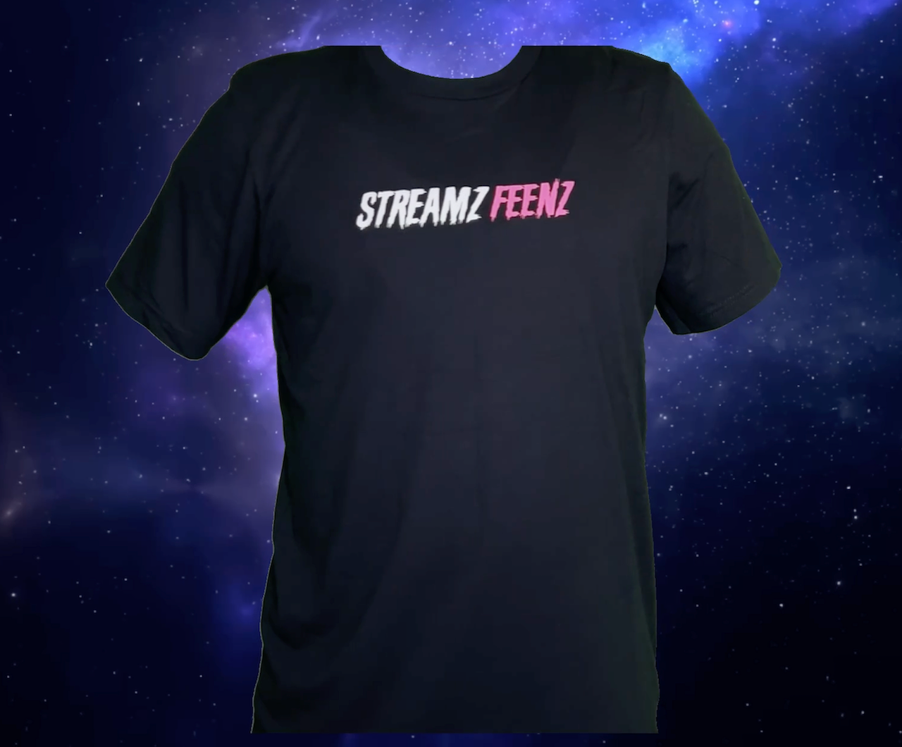 Streamz Feenz Tee (Black)